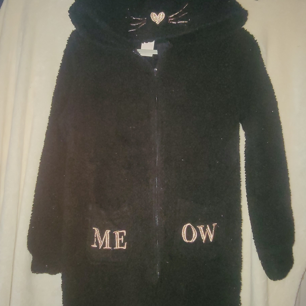 Secret Treasures Black Cat Onesie with Hood